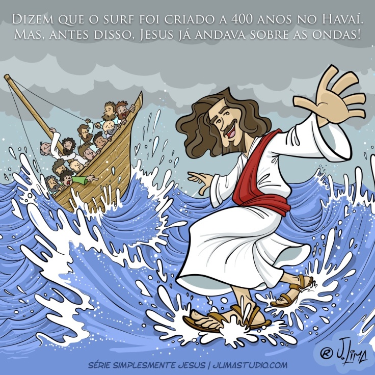 simplesmente Jesus andando sobre o mar 2